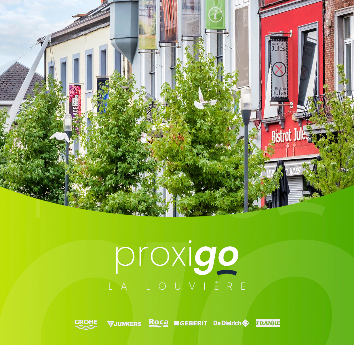 Plombier à La Louvière - Place de la ville