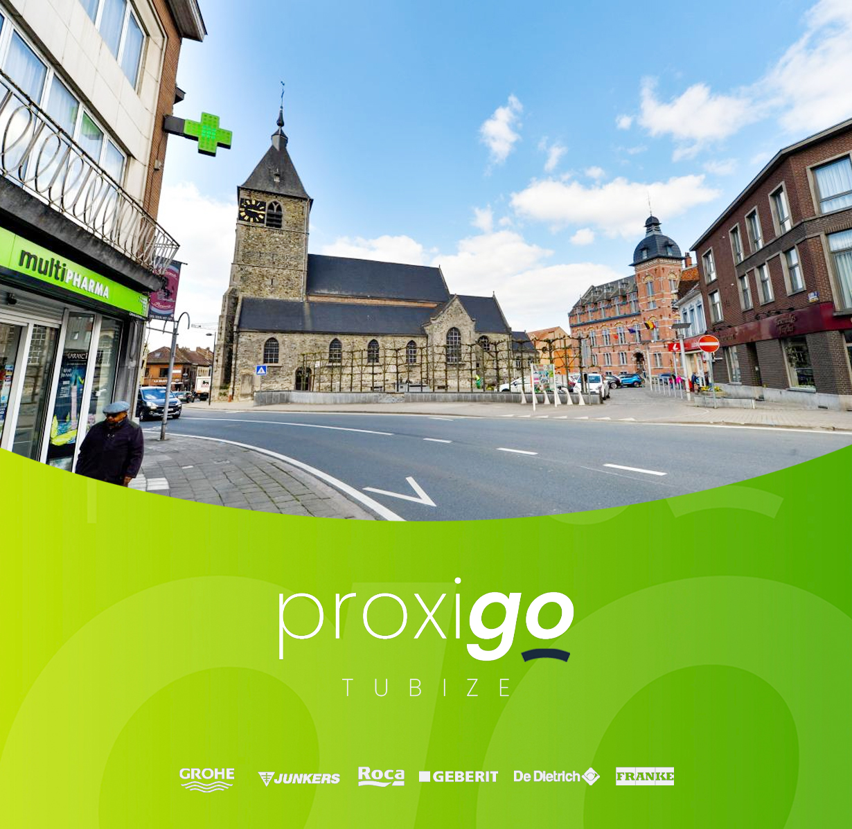 Plombier à Tubize - Place de la ville